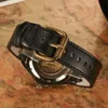 Armbandsur Luxury Top Brand Mens Mekaniska klockor för män Retro Automatiskt skelett Steampunk Leather Mechanical Watches Luxury Gift 230313