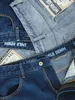 Herr jeans maden män vintage tvättade denim jeans klassiska casual pants baggy wide ben byxor märke herrkläder överdimensionerade denim overall 230313