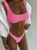 Damenbadbekleidung Sexy Bikini 2023 Badeanzug Frauen Push Up Set Tanga Brasilianischer Badeanzug Strand Tragen Biquini Badende Weiblich 230313