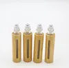 10ML Bamboo Roll On Bottle Open Window Creative Glass Oil Bottles Mini Cosmetic Empty Bottling SN5178