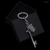 Kedjor Attack på Titan KeyChain No Kyojin Pendant Bead Leather Neckor Cosplay Animation Tillbehör Drop smycken gåva för män kvinnor