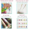 Decorative Flowers Wreaths Flowers DIY 11CT Cross Stitch Embroidery Kits Needlework Craft Set Printed Canvas Cotton Thread Home Decoration Drop 230313