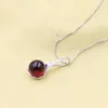 Chains ZFSILVER 925 Silver Fashion Color Spoon Obsidian Amber Turquoise Pearl Necklace For Women Party Wedding Trend Love Chram Jewelry