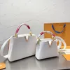 Дизайнерская сумка для пакеты женщин капу BB Mini Dimbag Luxury 2023 Женская мода женская сумка для плеча Винтажные леди Тотатс размером 27 20 см 230814
