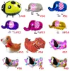 Accueil Party Favor Pet Aluminium Feuille Ballon Film Fête D'anniversaire Décoration Marche Animal Animal Ballon Cadeau De Noël Enfants Jouet ZC1034