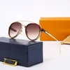 Klasik Polarize Metal Çerçeve Güneş Gözlüğü Kadınlar İçin Lüks Marka Tasarımcısı Retro Erkekler Yuvarlak Cam Lens Gözlük Sürüş Seyahat Güneş Gözlükleri Kutu