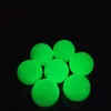 Golf Balls 6pcs Luminous Night Golf Balls Glow in The Dark Hitting Tournament Fluorescent Long Lasting Bright Balls NO LED Inside 230313