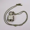 Porte-clés pendentif Vintage en forme de Robot, montres de poche, accessoires à la mode, sac, collier, bague, petit cadeau rétro