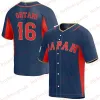 مخصص 2023 WBC Japan World Baseball Classic Lars Nootbaar 16 Shohei Ohtani Jersey Yu Darvish Seiya Suzuki Roki Sasaki Takuya Kai Shugo Maki