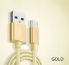 Type C Nylon Braided Micro USB Cable Charging Sync Data Durable Sync Quick Charge Charger Cord for Android V8 Smart Phone