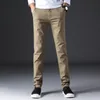 Calça masculina Kstun Spring Summer Summer Casual Pants Men Cotton Slim Fit Chinos Fashion Troushers Male Brand Clothing Basic Mens Pants 230313