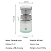 Ny 45W Bärbar USB Apelsin Juicer Köksskärare Uppladdningsbar Multifunktionell 360 graders hushållsjuicemaskin Mini Juicer Cup Elektrisk Juicer