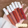 Lip Gloss 6Pcs/Set Fashion Matte Lipstick Smooth Cute Bear Pattern Liquid Beauty Makeup Glaze