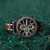 Нарученные часы Bobo Bird Wood Watch Men Chronograph военные секундоме