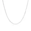 Strängsträngar Batyyiny Mens 925 Sterling Silver Italian Cuban Curb Chain Halsband för män Kvinnor Solid Silver Figaro Chain Layering Halsband 230313