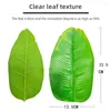 Decorative Flowers Simulation Fake Green Plant With Root Banana Leaf Traveler Potted Home Living Room Decoration Window Display Decorations