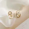 Dangle Chandelier Earrings 2021 New Tide Circle Earrings Female Temperament Korea Joker Simple Online Celebrity Earrings Elf Earrings. G230313