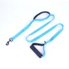 Dog Collars Multifunctional Pet Traction Rope Nylon Dual-Headed Long-Short Hand Training Products Running