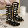 Sneakers Summer Child Sandals Roman Boots High Top Girls Kids Gladiator Toddler Shoes 230313