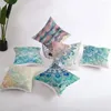 Pillow Colorful Color Pillowcases Cover Lines Landscape Pattern Sturdy Style Living Room Modern Home Decor 45 45cm/Pc