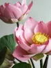 Dekorativa blommor kransar simulering lotus pu artificiell blommor lotus blad lotus pod vardagsrum blommor arrangemang Buddha hall erbjuder buddha ornament 230313