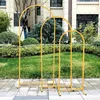 Party Decoration Metal Frame Birthday Backdrop Decor Wedding Circle Arch Balloon Artificial Flower Outdoor Event Ornament
