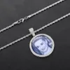 Colar de pingente de foto personalizado clássico Bling Zircon Memorial Frame Medal Pendants Jewelrys