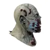 Party Masks Halloween Zombie Headgear Halloween Scary Face Latex Costume Accessories Bloody Zombie Helmets Full Face Head Decor 230313