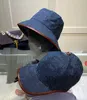 Kwaliteitsbrief denim visser hoed sunshade strand westerse stijl internet beroemde pet vrouwelijke zomer zon hoeden casual