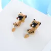 Stud Earrings Fashion Cute Handmade Polymer Clay Soft Sharpei Pug Dog For Women Cartoon Animal Earring Jewelry Gift