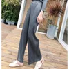 Women's Pants Miyake Pleats Please Wide Leg Autumn 2023 Women Solid Elastic Waist Loose Ankle-Length Japan Style