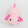 Manufacturers wholesale 26cm pink axolotl salamander plush toys cartoon film and television games peripheral dolls children's gifts