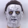 Maschere per feste Halloween Horror Michael Myers Mask 1978 Horror Costume Cosplay Maschere in lattice Puntelli di Halloween per adulti Bianco Alta qualità 230313