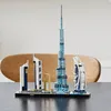 Blocks City Streetscape Architecture Dubai 21052 London Sydney Shanghai Building Blocks Kit Bricks Classic Model For Children toys 230313