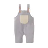 Jumpsuits European och American Baby One-Piece Winter Plus Velvet Clothing Button Multicolor Overalls Barnkläder 3-10 år