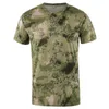 Herr t-skjortor 2023 snabb torr kamouflage taktisk skjorta män sommar t-shirt kort ärmmar mens outwear militär strid S-3xl