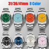 Zegarek dla WristWatches Męskie zegarki damskie 31/36/41 mm Automatyczny ruch mechaniczny 904L Pasek ze stali nierdzewnej Luminous Pa Pare Rekami