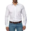 Magliette da uomo - Manica da business americana Magliette lunghe casual Camicia a colori con risvolto Camicette Harjauku con bottoni da uomo Stampa digitale 3d artistica