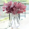 Decorative Flowers Artificial Plants Green/ Red Leaves Home Decoration DIY Forest Wedding Party Arch Simulation Vintage Accessories