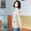 Damenanzüge 2023 Koreanischer Blazer Anzugjacke Frauen Frühling Herbst Langarm Lose einreihige Blazer Weibliche Freizeitjacken Pl