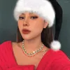 Kedjor Färgglada pärlpärlor halsband för kvinnor jul mångsidig söt cool enskikt enkel personlighetsfairy smycken yc