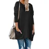 Dames T-shirts Lange mouw O-Neck Oversized dames shirt 2023 Spring herfst femme tops 5xl plus size casual losse zakken vrouw