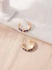 Stud Earrings Eye Detail Cuff Hoop For Women