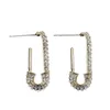 Dangle Chandelier Pin Clip Earrings Simple Female Small Earrings Female Design Full Of Earrings French Net Fashion G230313