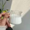 Bicchieri da vino Mini tazza di latte in vetro creativo Tazza per caffè espresso resistente al calore Salsa di aceto multifunzionale Piatto di condimento Tazze da caffè