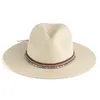 ベレー帽のファッションパナマ帽子女性ワイドブリムストロービーチフェドーラサンメンズサマー通気性エレガントレディースパーティーハット卸売ベール