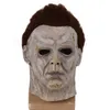 Party Masks Michael Myers Full Head Masks Latex Mask för Halloween Carnival Costume Party Costume Scary Horror Masquerade 230313