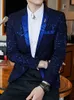 Abiti da uomo Blazer Arrivo Giacca da uomo Blazer Abito da sposa Prom Party Slim Fit Smart Casual Suit Giacca da uomo Hosting Stage Club Giacca da uomo 230313