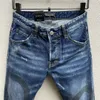 DSQ PHANTOM TURTLE Jeans för män Klassiskt mode Man Jeans Hip Hop Rock Moto Herr Casual Design Rippade jeans Distressed Skinny Denim Biker Jeans 2039