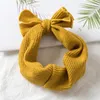 Haaraccessoires 29Colors Toddler Girls Kids Baby Big Bow Hairband Hoofdband Stretch Tulband Hoofdomslag 0-6y